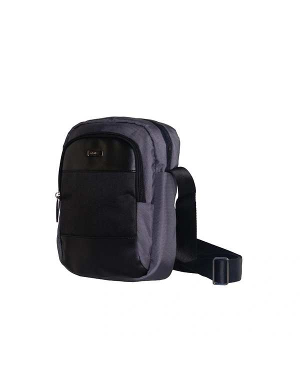 کیف مردانه دوشی طوسی نیلپر توریستر Nilper tourister مدل گیوان کد NTLM671-GRY - تصویر 3