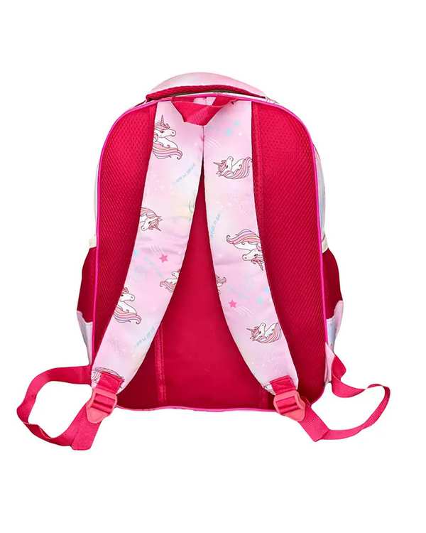 کوله پشتی دخترانه صورتی فوروارد Forward مدل FCLT3933 UNICORN DOUBLE طرح برجسته اسب تک شاخ - تصویر 9