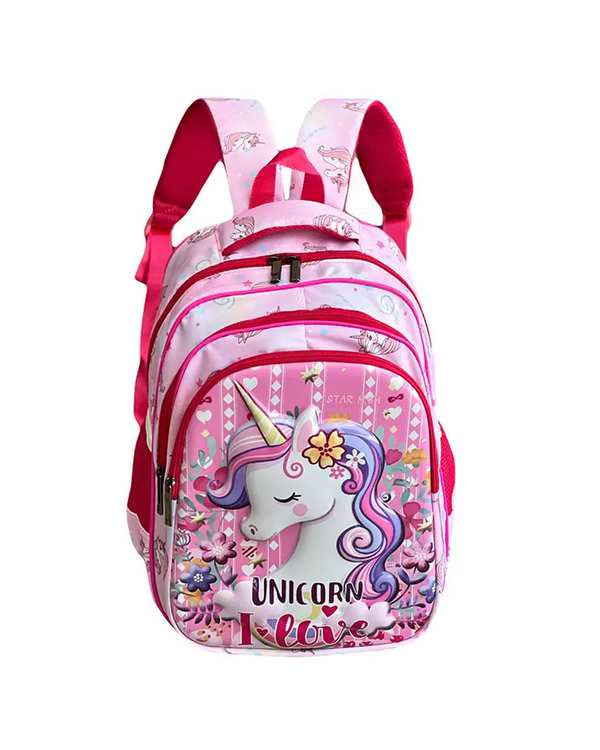 کوله پشتی دخترانه صورتی فوروارد Forward مدل 1 FCLT3921 UNICORN - تصویر 3