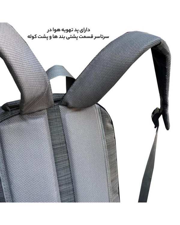کوله پشتی طوسی فوروارد Forward مدل FCLT8866 PARAMOUNT CASE - تصویر 6