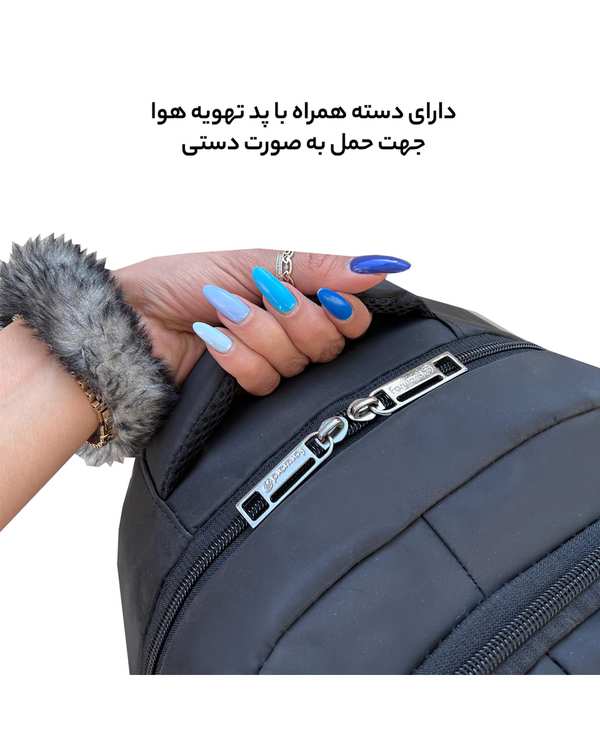 کوله پشتی لپ تاپ مشکی فوروارد Forward مدل FCLT77042 NEW COLLECTION - تصویر 9
