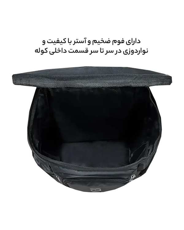 کوله پشتی مشکی الکسا فوروارد Forward مدل ALX99034 ROOMINESS - تصویر 5