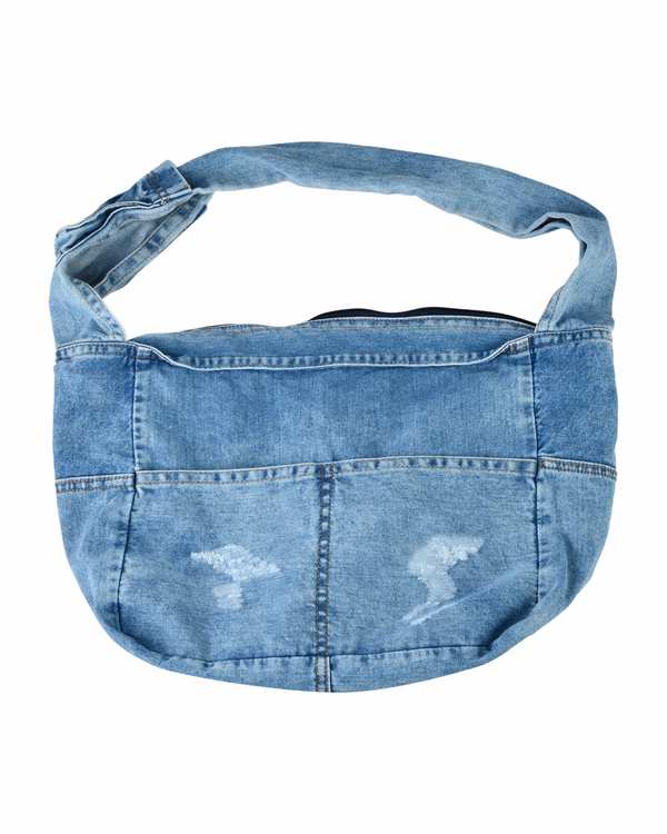 کیف زنانه جین 2 جیب آبی تینازی Tinazi