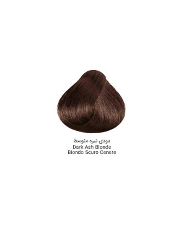 رنگ مو دودی تیره متوسط کاسپین Caspian شماره 6.1 حجم 100ml - تصویر 3
