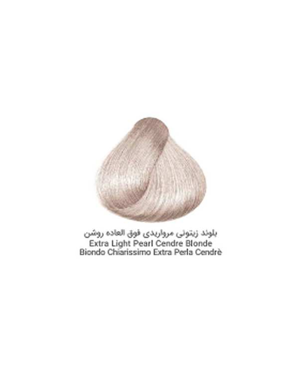 رنگ مو بلوند زیتونی مرواریدی فوق العاده روشن کاسپین Caspian شماره 12.89 حجم 100ml - تصویر 3