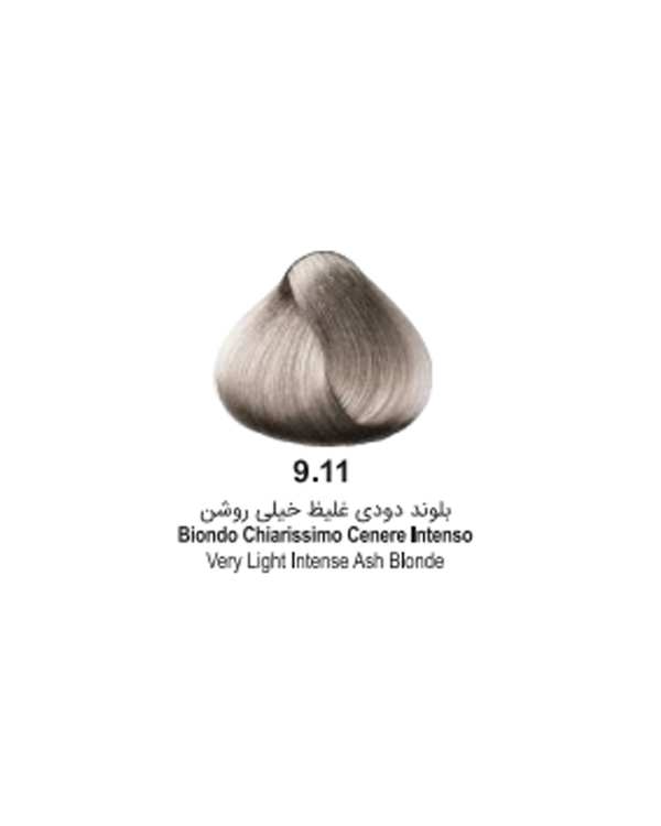 رنگ مو بلوند دودی غلیظ خیلی روشن نوول Nouvelle شماره 9.11 حجم 100ml - تصویر 3