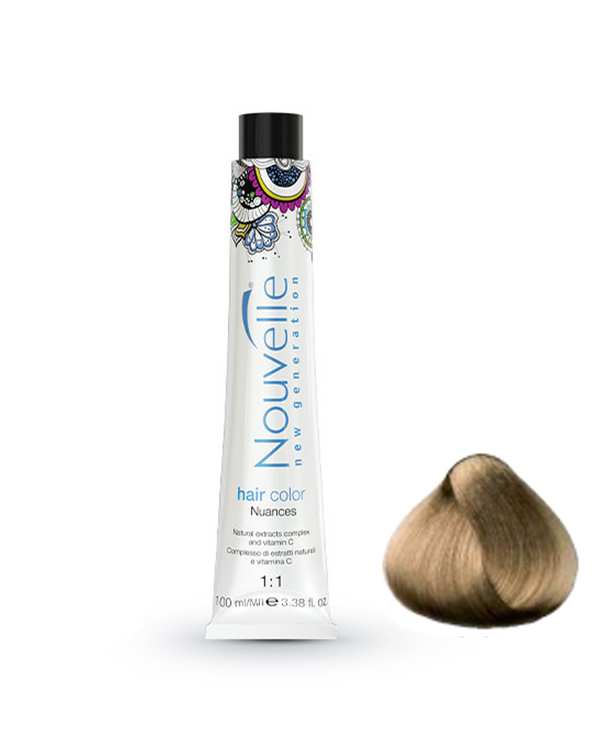 رنگ مو بلوند بژ سرد روشن نوول Nouvelle شماره 8.13 حجم 100ml