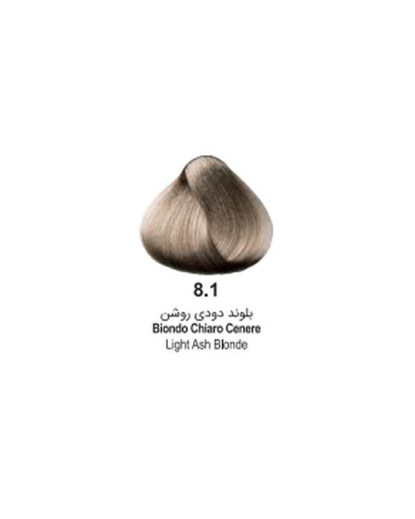 رنگ مو بلوند دودی روشن نوول Nouvelle شماره 8.1 حجم 100ml - تصویر 3