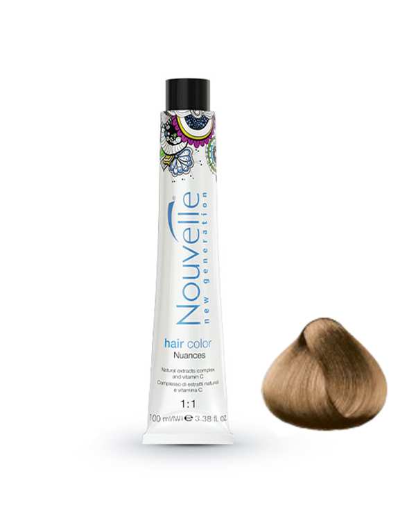 رنگ مو بلوند غلیظ روشن نوول Nouvelle شماره 8.0 حجم 100ml
