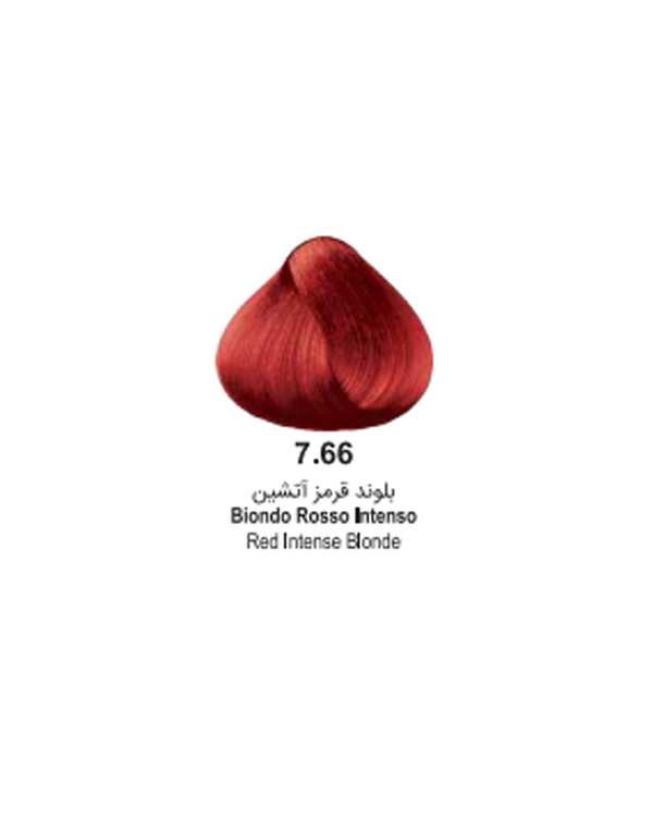 رنگ مو بلوند قرمز آتشین نوول Nouvelle شماره 7.66 حجم 100ml - تصویر 3