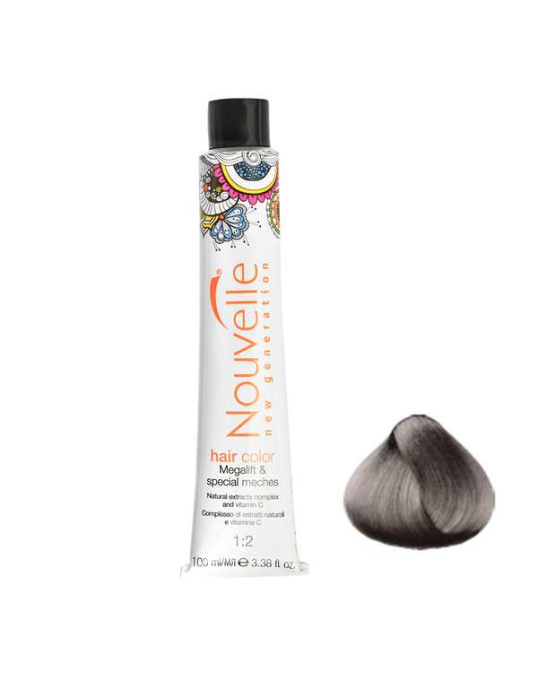 رنگ مو خاکستری روشن نوول Nouvelle مدل Grigio Chiaro حجم 100ml ?>
