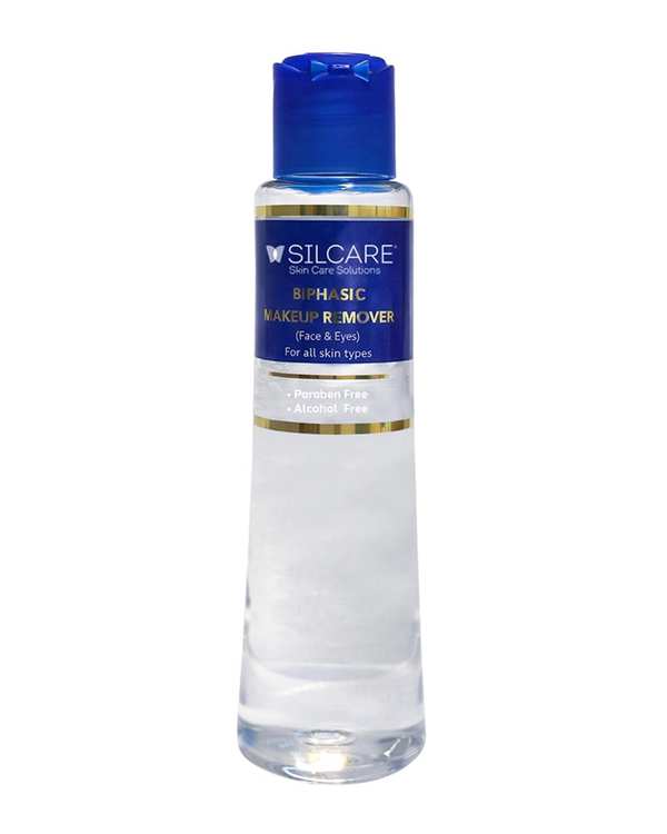 محلول آرایش پاک کن دو فاز سیلکر Silcare مدل Makeup Remover Solution حجم 120ml