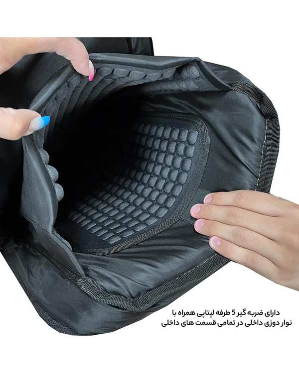 کوله پشتی لپ تاپ مشکی فوروارد Forward مدل FCLT77039 TRUST PROTECTION - تصویر 25