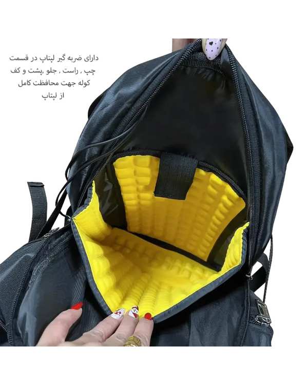 کوله پشتی لپ تاپ مشکی فوروارد Forward مدل FCLT77041 BEST STYLE - تصویر 8