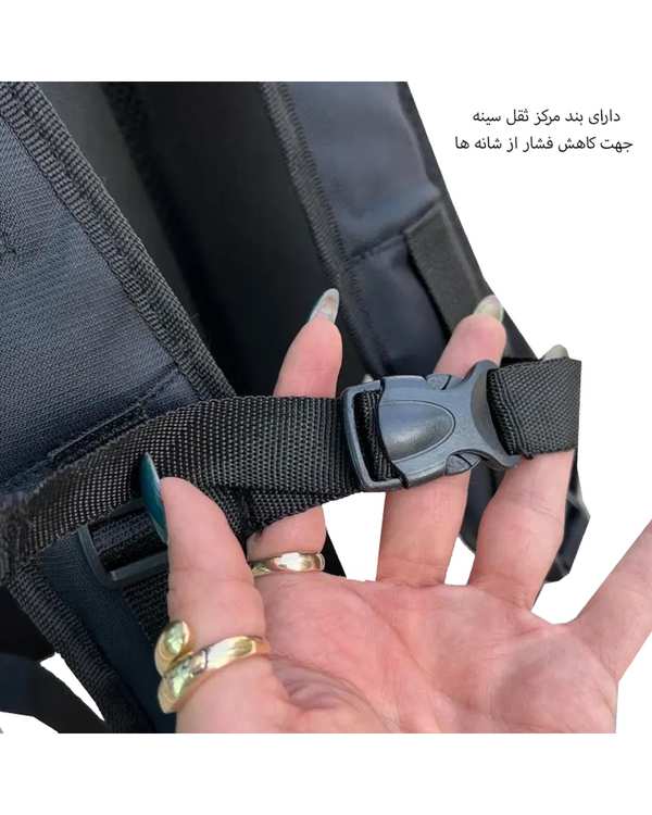 کوله پشتی لپ تاپ مشکی فوروارد Forward مدل FCLT77021 - تصویر 8
