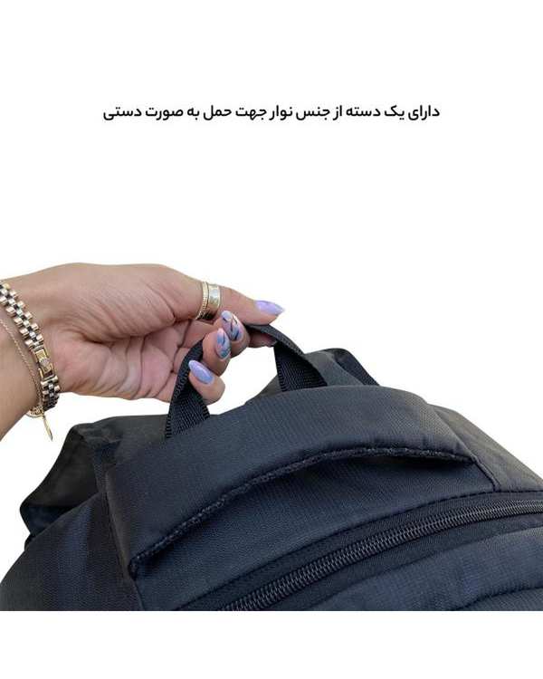 کوله پشتی لپ تاپ مشکی فوروارد Forward مدل FCLT77028 PREEMINE - تصویر 8