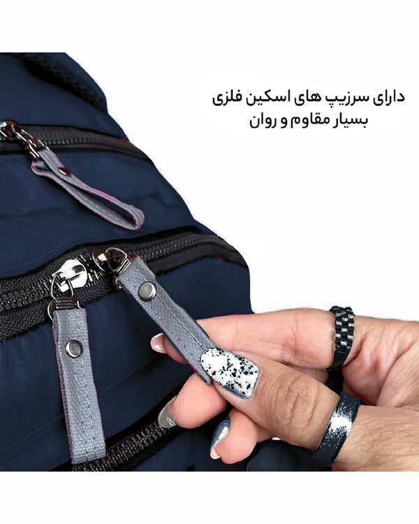 کوله پشتی سرمه ای فوروارد Forward مدل FCLT6007 - تصویر 7