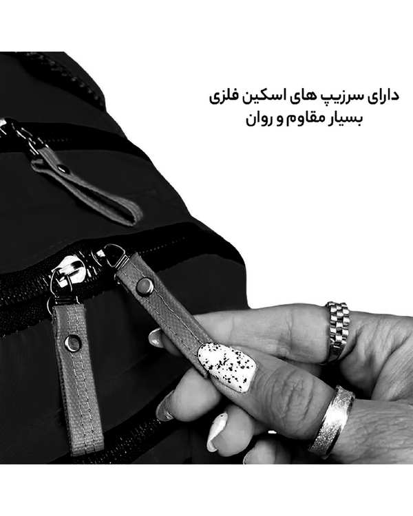 کوله پشتی مشکی فوروارد Forward مدل FCLT6008 - تصویر 6
