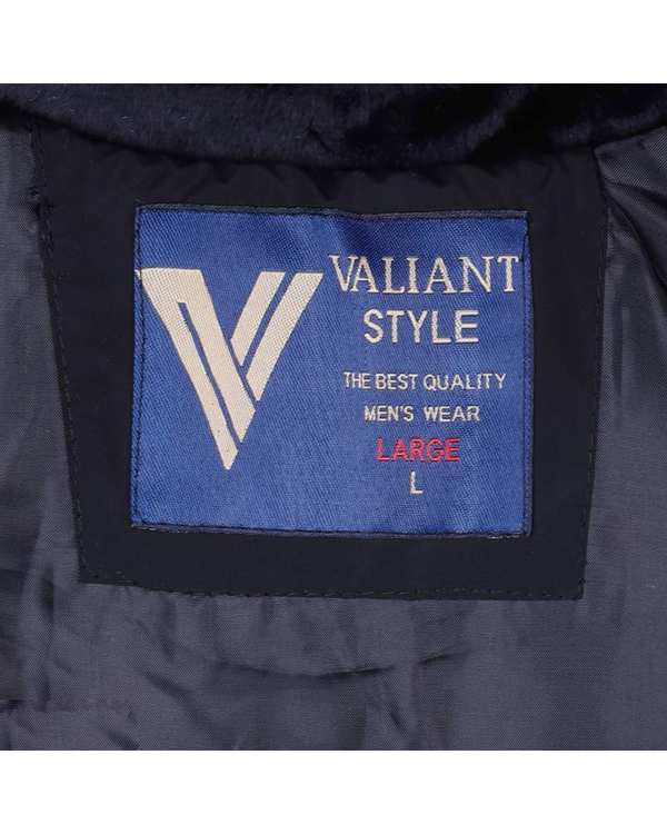 کاپشن مردانه مشکی والیانت استایل Valiant Style مدل پارکا کد K100301 - تصویر 6