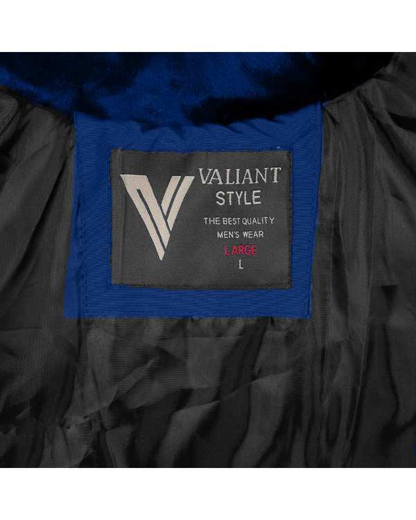 کاپشن مردانه آبی والیانت استایل Valiant Style مدل پارکا کد K100303 - تصویر 5