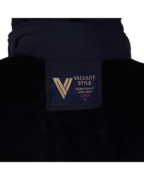 کاپشن مردانه مشکی والیانت استایل Valiant Style مدل جیب پاکتی کد K100401 - تصویر 5