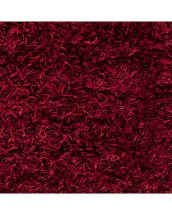 کلاه، دستکش و شال گردن زنانه ست شال گردن و کلاه بافت زرشکی تارتن Tartan مدل آران لوزی با نخ پولک کد 81233100604 - تصویر 3