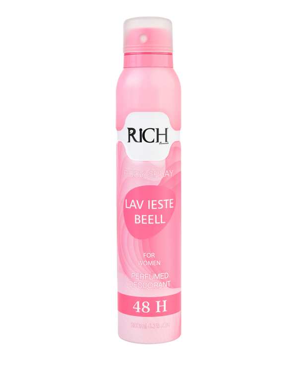 اسپری بدن زنانه Rich Bonomia با رایحه LAV IESTE BEELL حجم 200ml