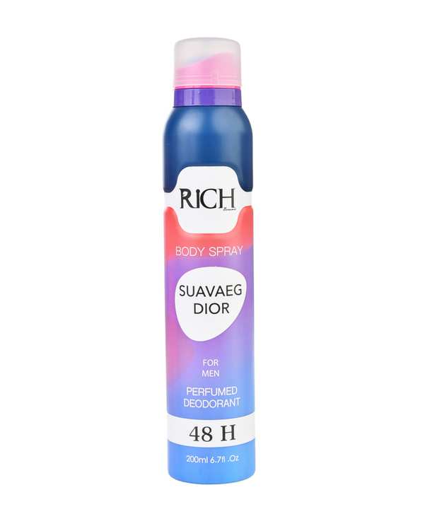 اسپری بدن مردانه Rich Bonomia با رایحه SUAVAEG DIOR حجم 200ml