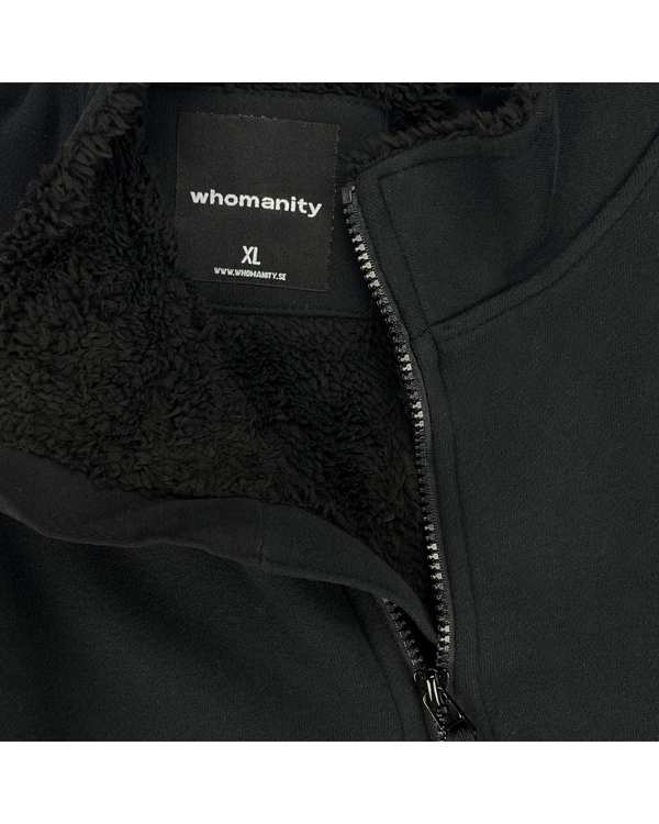 سویشرت مردانه مشکی هومنیتی Whomanity مدل 0WPLM - تصویر 6