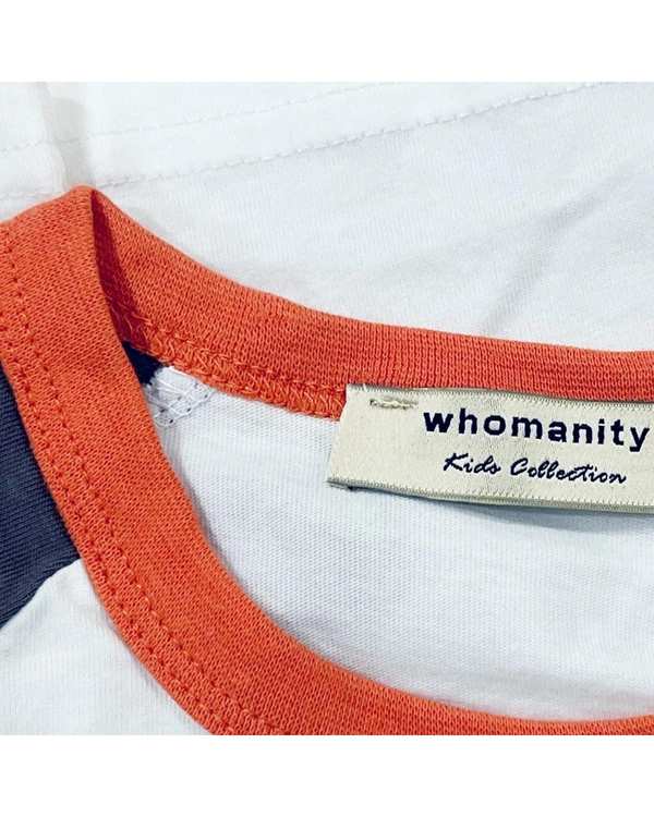 تی شرت پسرانه سفید طوسی هومنیتی Whomanity مدل WYKBTS9411 - تصویر 6