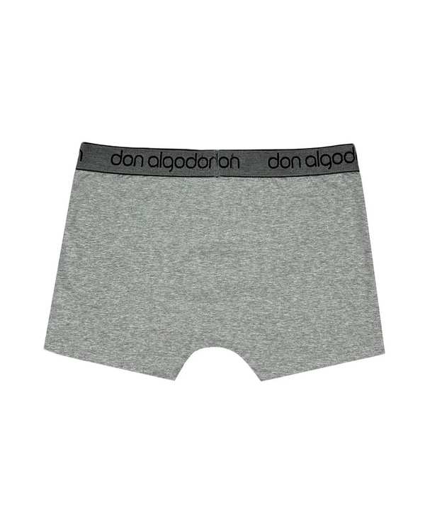 شورت مردانه باکسر طوسی روشن don algodon مدل PB01 هومنیتی Whomanity - تصویر 2