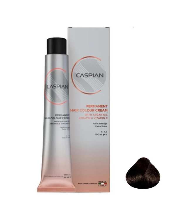 رنگ مو قهوه ای تیره کاسپین Caspian شماره 3 حجم 100ml