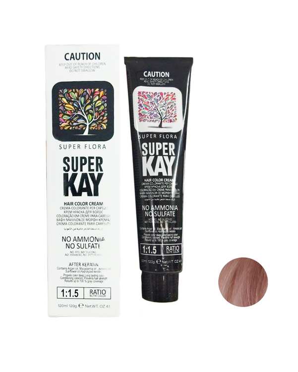 رنگ مو بدون آمونیاک صدفی سوپر کی Super Kay شماره K50 حجم 120ml