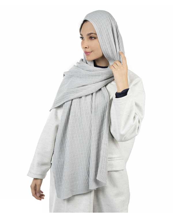 شال زنانه طوسی ریس Rees کد 1486058-10