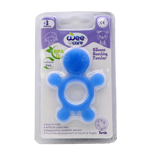 دندان گیر سیلیکونی وی کر Wee Care مدل لاک پشت T402 - تصویر 3