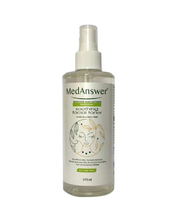 تونر پاک کننده صورت مدانسر Medanswer مدل سبومد مناسب پوست های مختلط و چرب 275ml