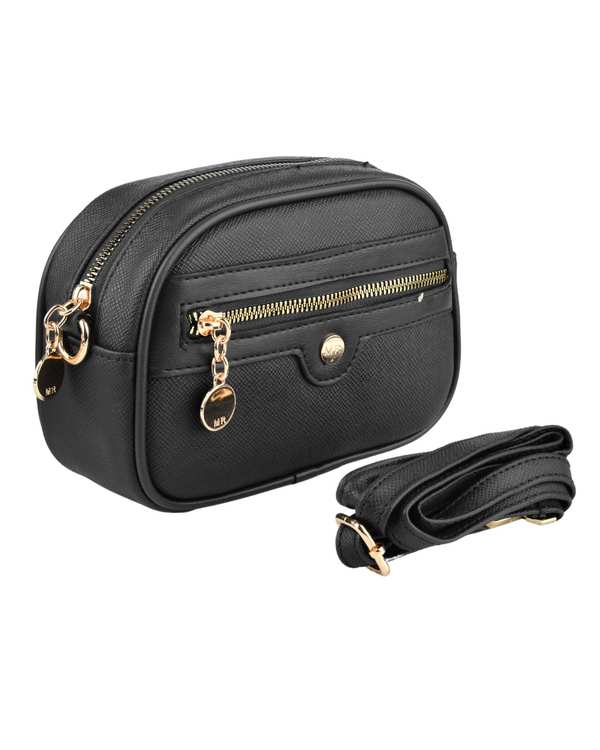 کیف دوشی زنانه کیف زنانه دوشی مشکی بیسراک Bisrak مدل SL-588-99 - تصویر 2