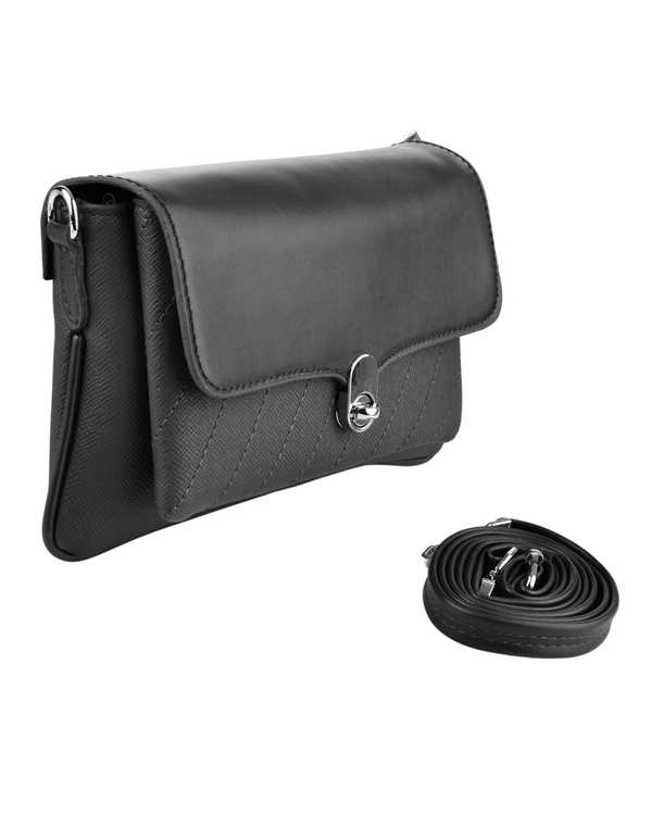کیف دوشی زنانه کیف زنانه دوشی مشکی بیسراک Bisrak مدل SL-610-99 - تصویر 2