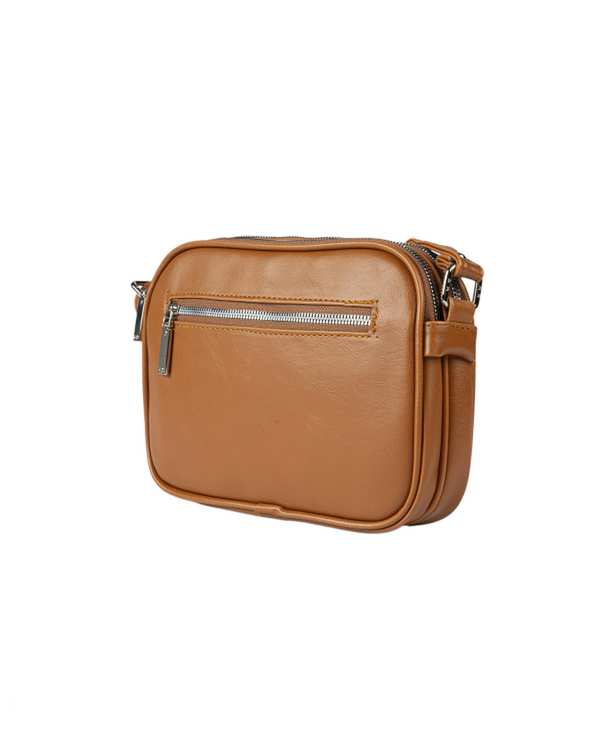 کیف دوشی زنانه کیف زنانه دوشی عسلی بیسراک Bisrak مدل SL-614-18 - تصویر 2
