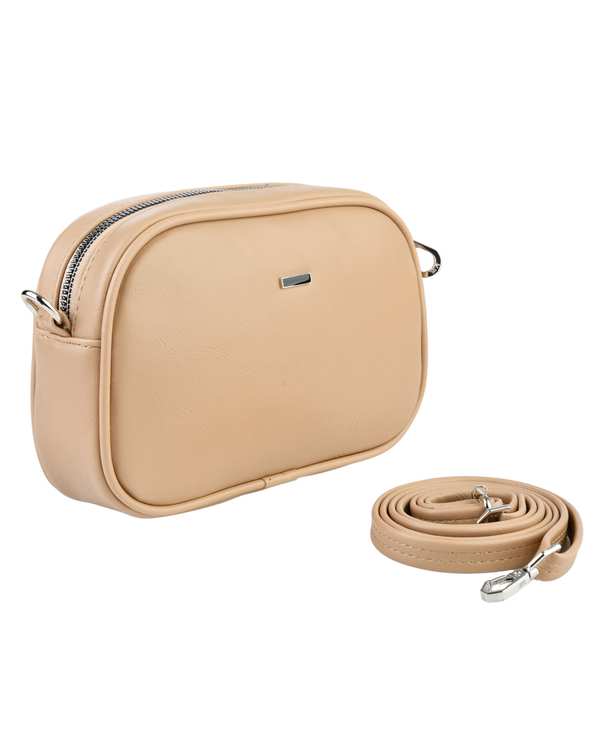 کیف دوشی زنانه کیف زنانه دوشی کرم تیره بیسراک Bisrak مدل SL-635-102 - تصویر 2
