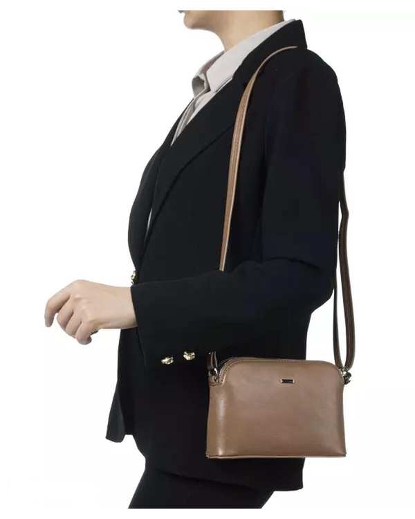 کیف دوشی زنانه کیف زنانه دوشی نسکافه ای بیسراک Bisrak مدل SL-636-27 - تصویر 3
