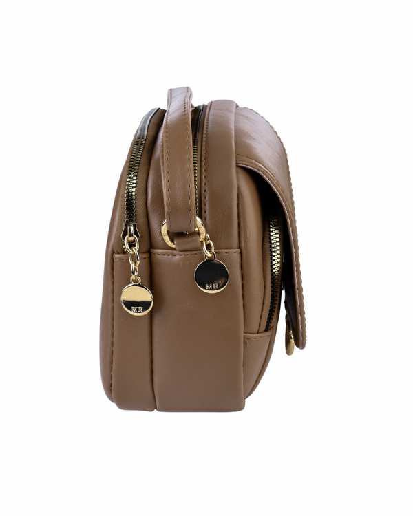 کیف دوشی زنانه کیف زنانه دوشی گردویی بیسراک Bisrak مدل SL-620-10 - تصویر 4