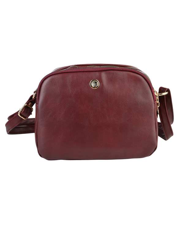 کیف زنانه دوشی زرشکی بیسراک Bisrak مدل SL-620-70