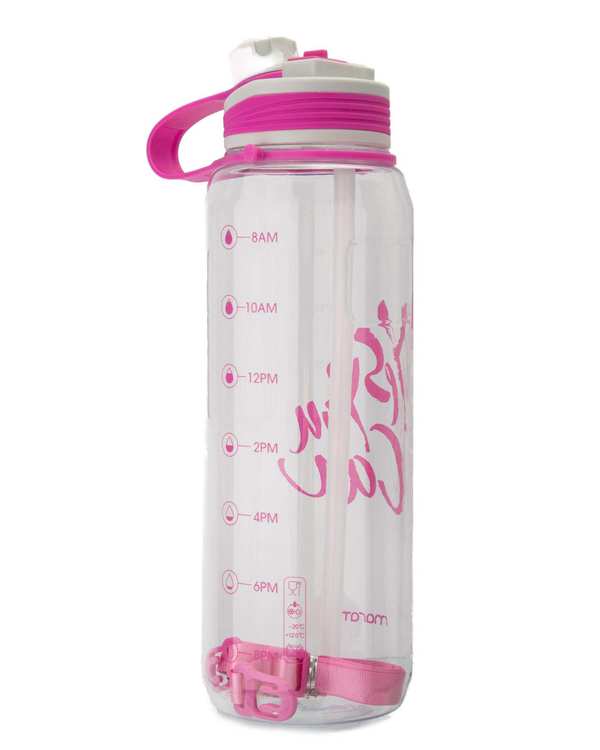 قمقمه ورزشی صورتی ماراتون Maraton حجم 2000ml - تصویر 2
