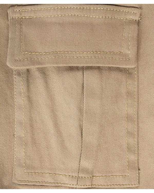 شلوار و شلوارک پسرانه شلوار پسرانه کتان کرم مرینو Merino کد 1502 - تصویر 3