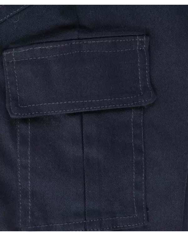 شلوار و شلوارک پسرانه شلوار پسرانه کتان سرمه ای مرینو Merino کد 1502 - تصویر 3