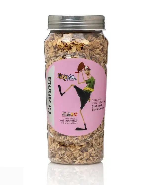 غلات صبحانه کنجد سیاه و دانه چیا درین کام 350 گرم