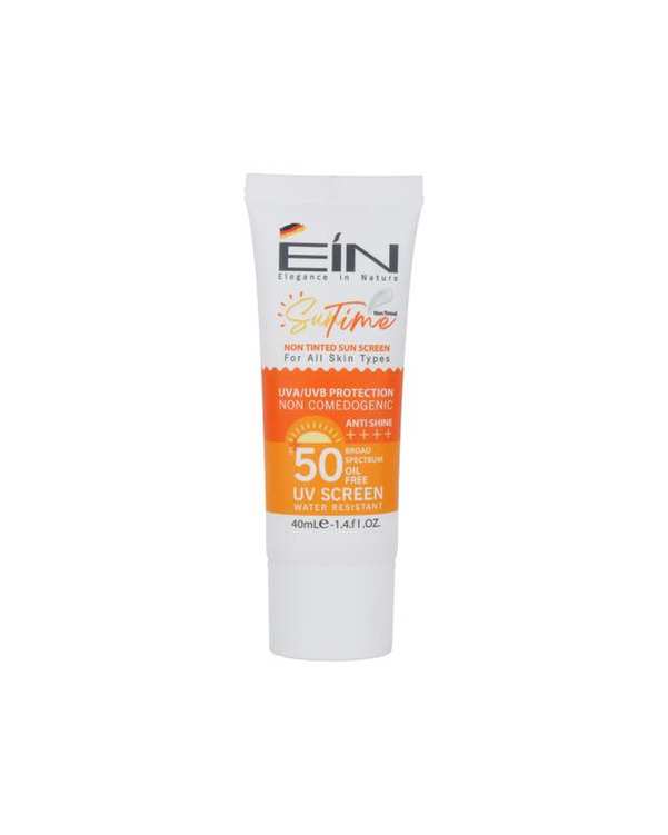 کرم ضد آفتاب بی رنگ SPF50 ای آی ان EIN حجم 40ml