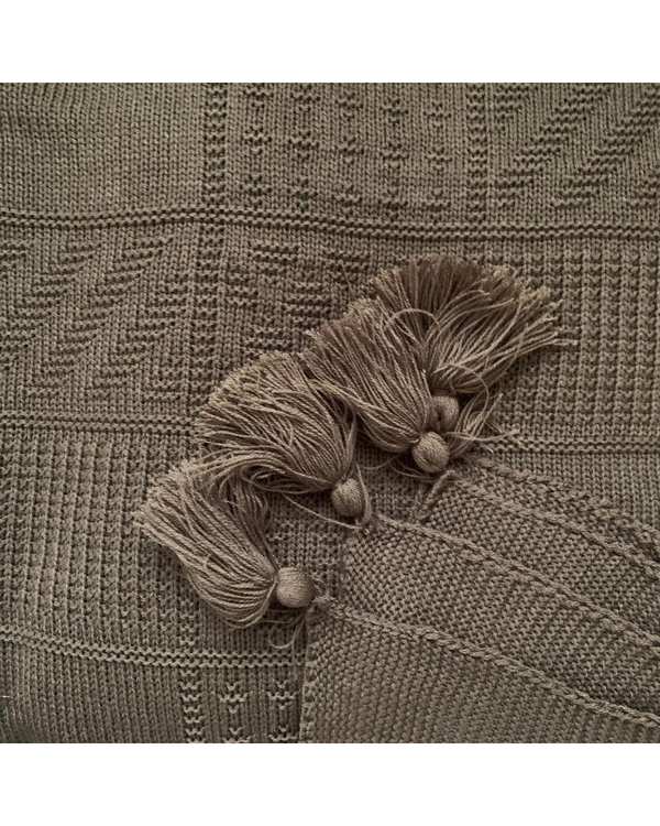 شال مبل عدسی کرک Kork مدل شطرنجی سایز 140×180 سانتی متر - تصویر 2