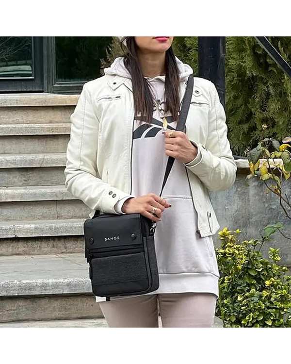 کیف دوشی مشکی بنج Bange مدل BG40 - تصویر 6